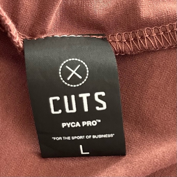 Cuts Curve-Hem V-Neck T-Shirt Men’s L - Picture 11 of 13